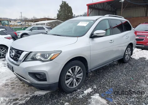 2017 Nissan Pathfinder S из США, поврежденный, VIN 5N1DR2MM6HC639215